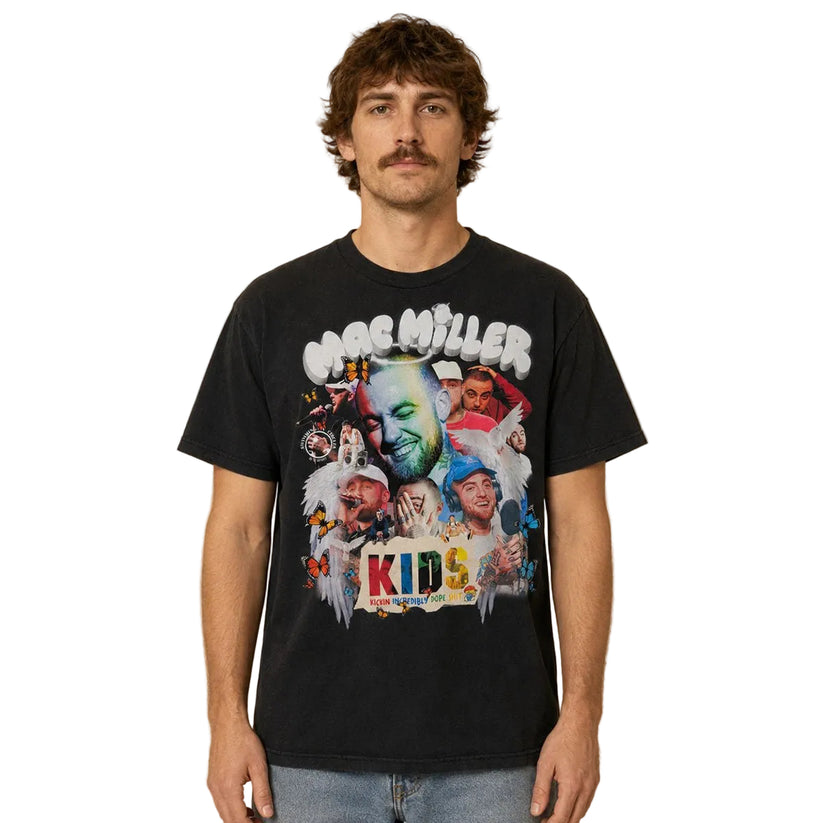Mac Miller K.I.D.S. T-Shirt Approx M Black Double-Sided Hip-Hop Tee – Music T-Shirt product photo 1 | RewearableUK