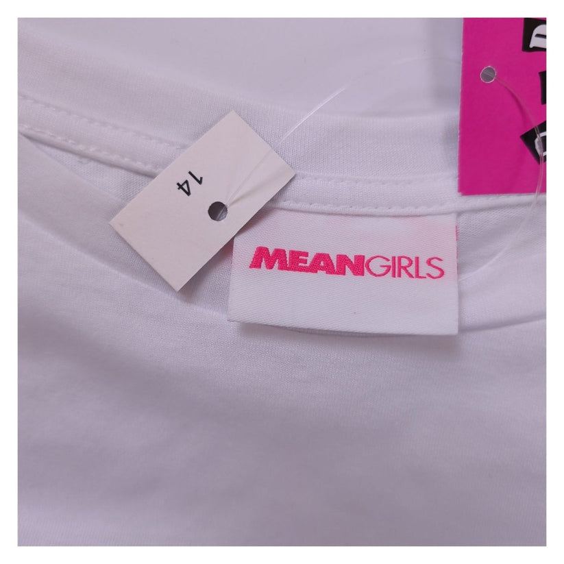 Mean Girls Burn Book That's So Fetch Womens White Graphic T-Shirt UK 14 BNWT – T-Shirt product photo 7 | RewearableUK