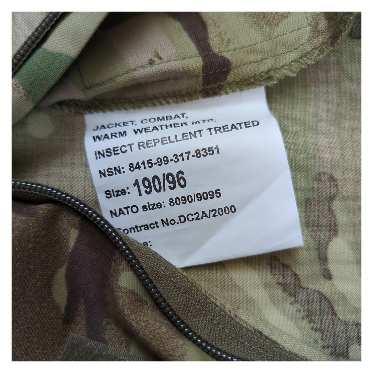 RewearableUK Military MTP British Army Combat Jacket 190/96 Long 38 military RewearableUK