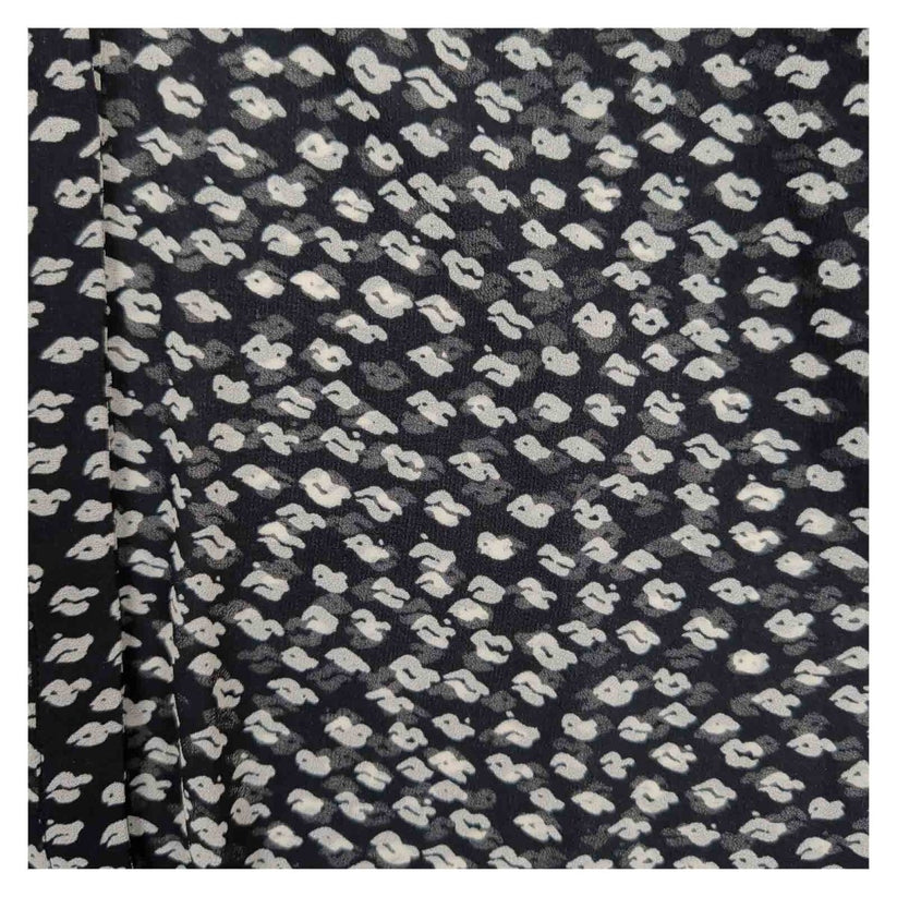 Mint Velvet Women's Animal Print Blouse Size M Black Sheer Long Sleeve – product photo 2 | RewearableUK