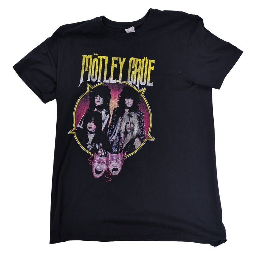 Motley Crue Gildan Softstyle Band T Shirt Black Size L Rock Metal Graphic Tee – product photo 2 | RewearableUK