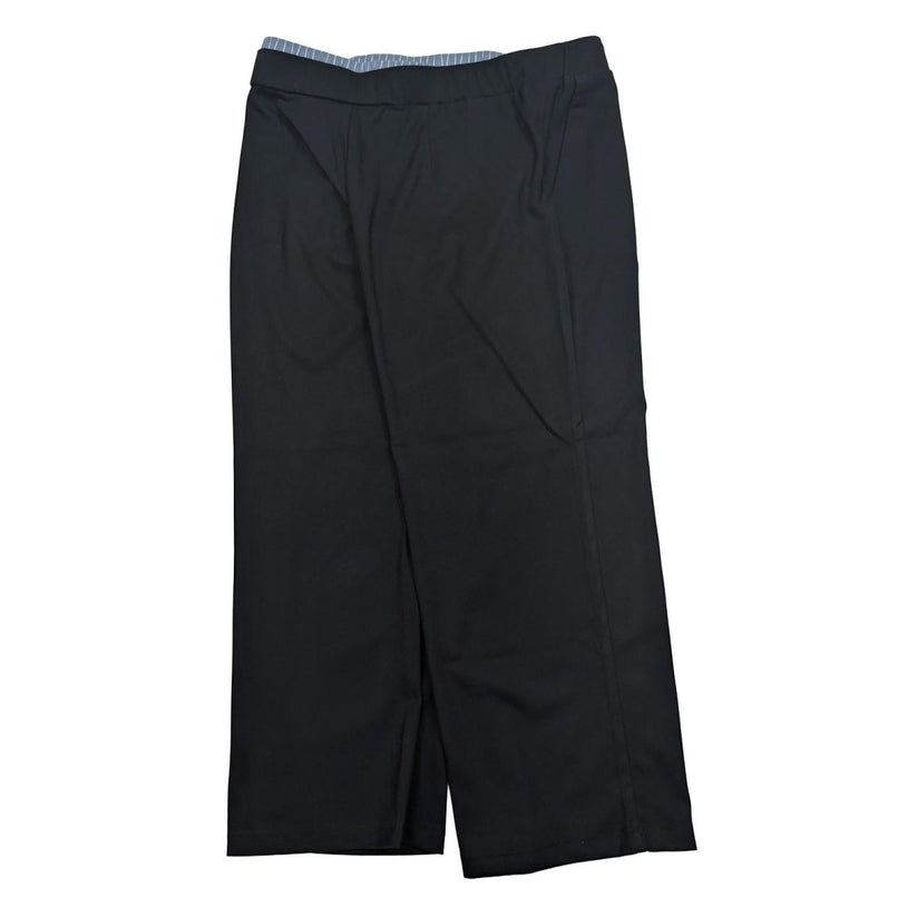 Next Black Wide Leg Trousers Women's Size Large (UK 14 - 16) Elastic Waist New by Next – | RewearableUK