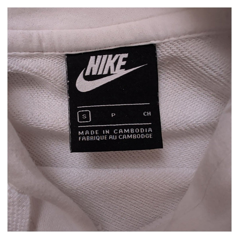 Nike Colour Block Pullover Hoodie Size S Grey White Embroidered Logo – product photo 7 | RewearableUK