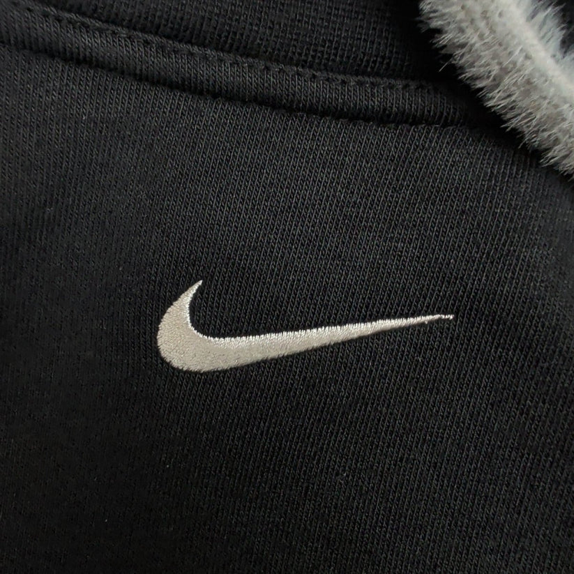 Nike Women's Cropped Hoodie L Black Grey – product photo 4 | RewearableUK