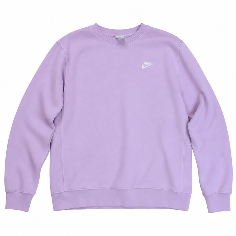 Nike Lilac Crew Neck Sweatshirt Size S Embroidered Swoosh Logo Cotton Pullover – product photo 1 | RewearableUK