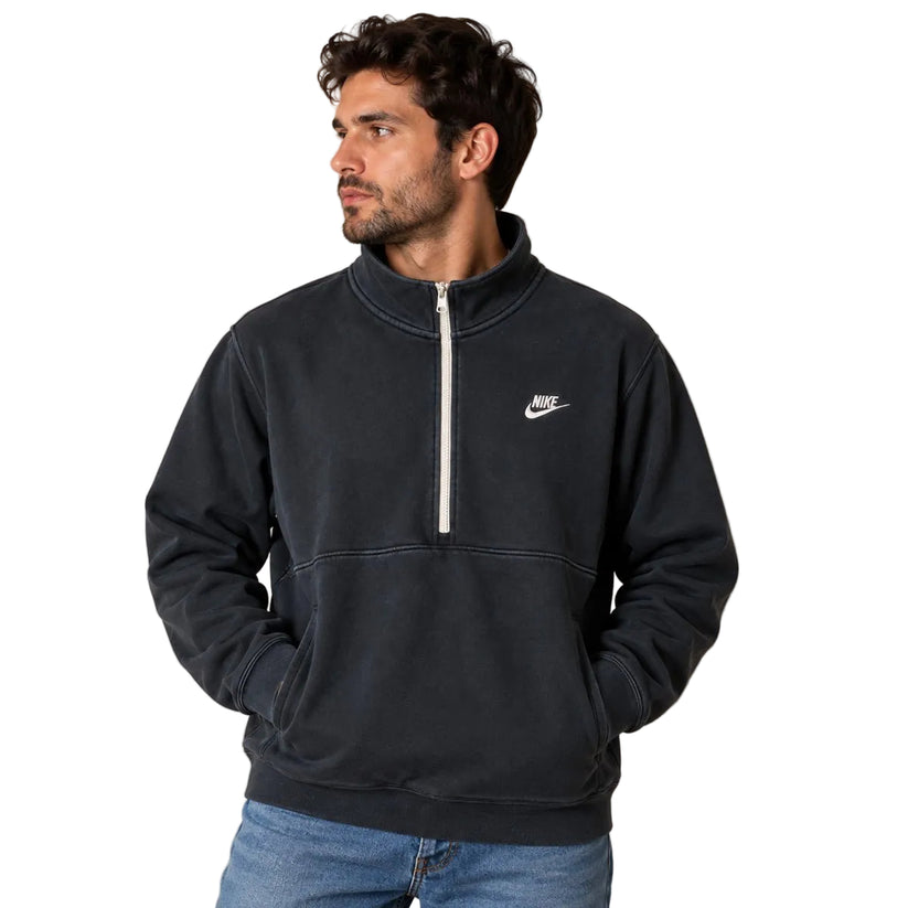 Nike Men's Quarter Zip Sweatshirt L Dark Navy – Sweatshirt product photo 1 | RewearableUK