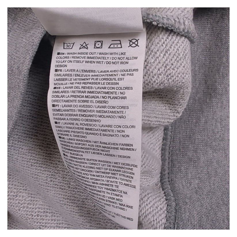 Nike Sportswear Grey Pullover Hoodie Size S Futura Swoosh Logo Sweatshirt – product photo 8 | RewearableUK