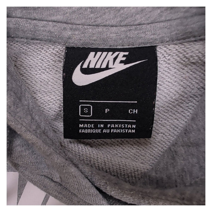 Nike Sportswear Grey Pullover Hoodie Size S Futura Swoosh Logo Sweatshirt – product photo 5 | RewearableUK