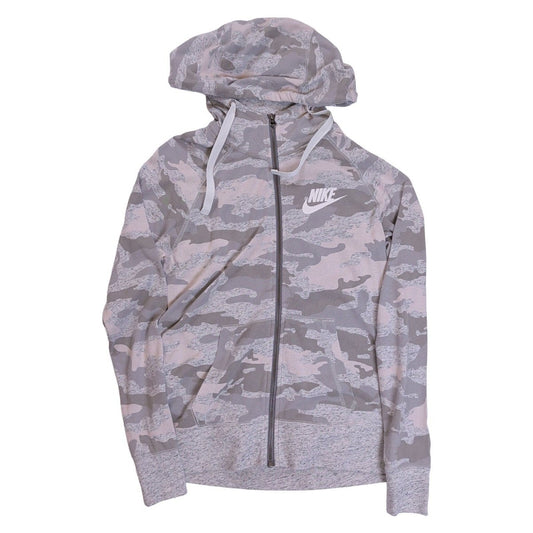 Nike Women's Hoodie Size S Grey Camo Print – product photo 1 | RewearableUK
