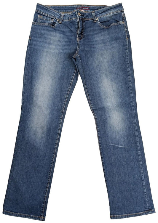 ommy Hilfiger Straight Jeans Size 10 R Blue Stretch Medium Wash Denim Womens by Tommy Hilfiger – | RewearableUK