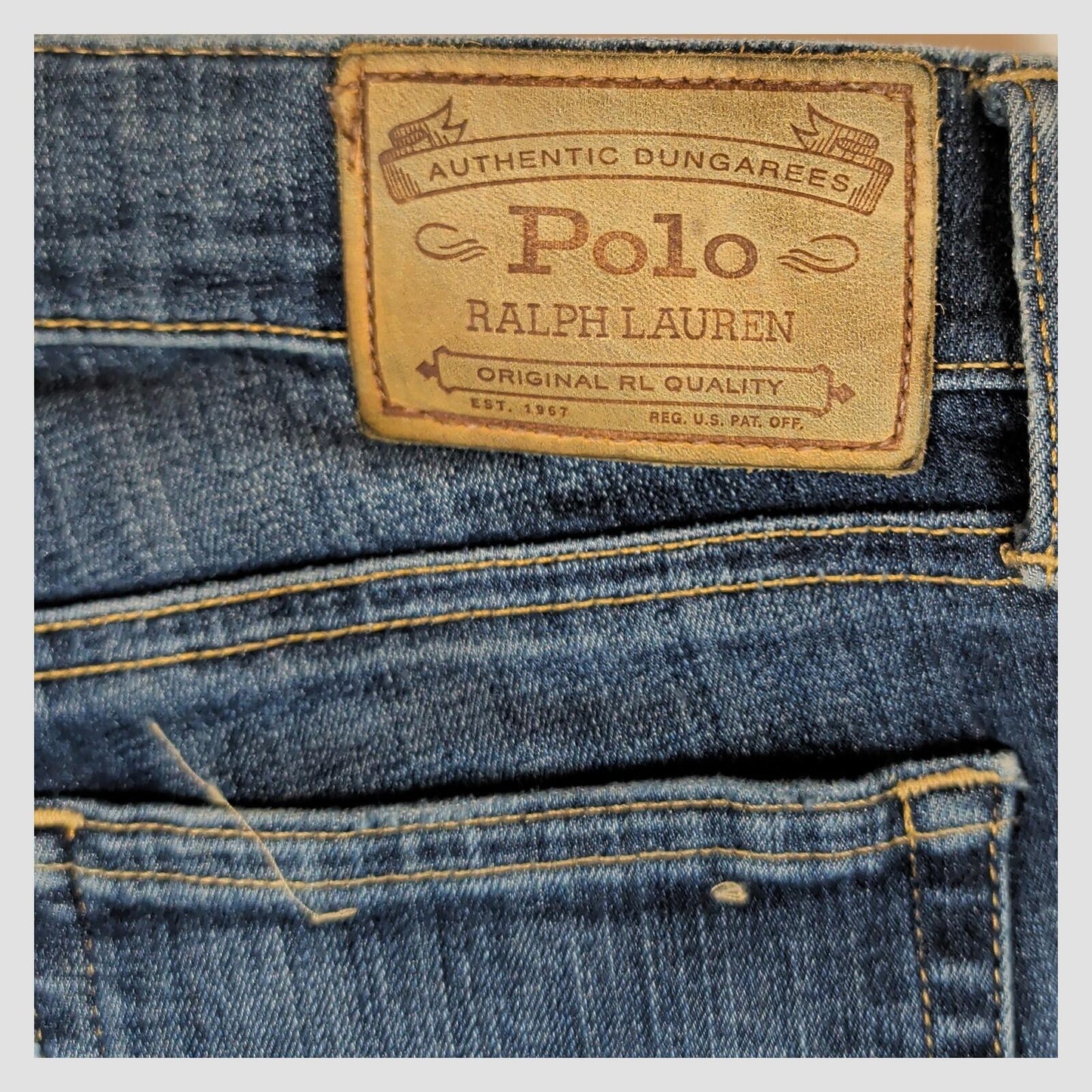 Polo Ralph Lauren Blue Slim Jeans Approx W31 Womens Denim by Polo Ralph Lauren – JEANS | RewearableUK