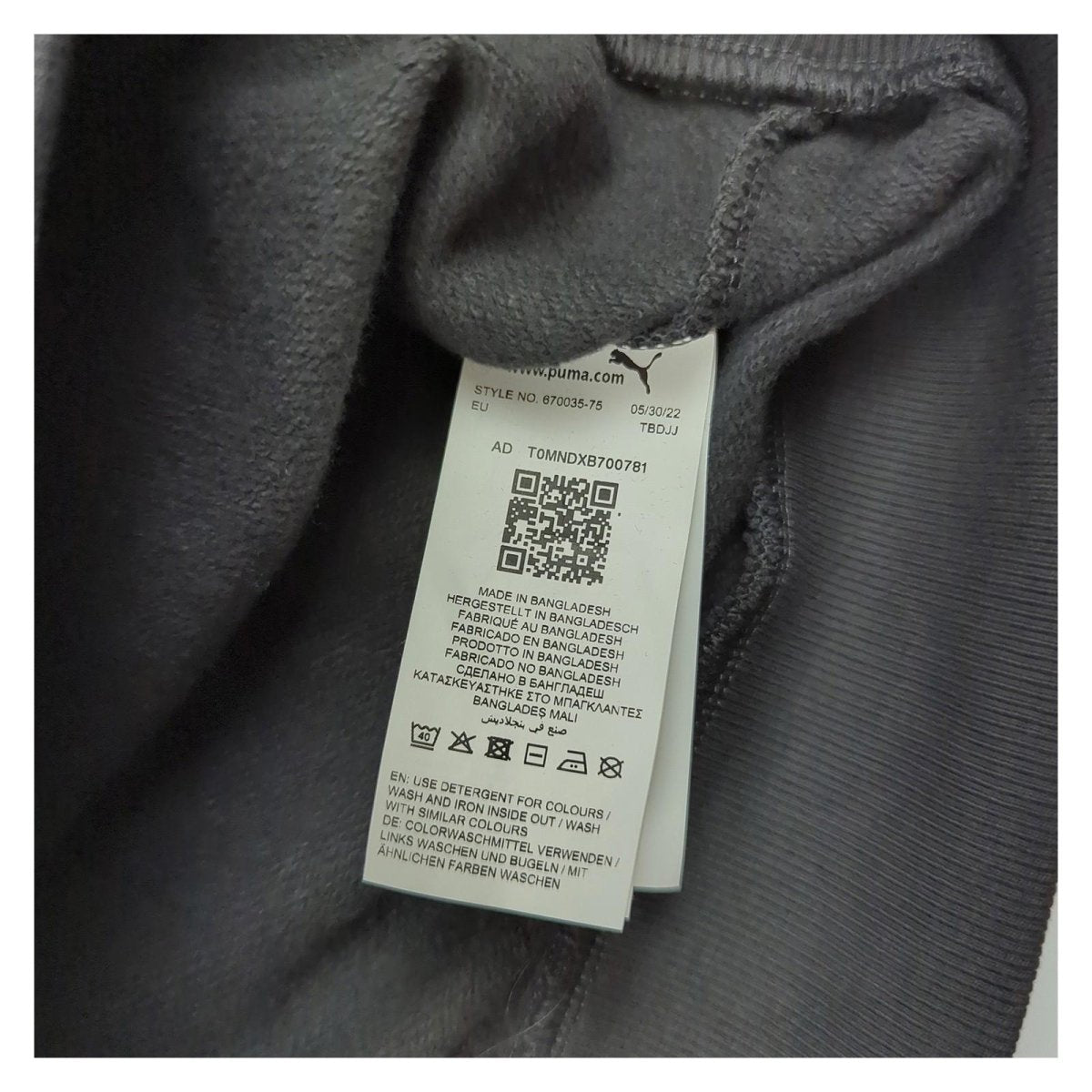 PUMA Puma woman Sweatshirt Size L Large Black Jumper Pullover Long Sleeve Cotton Top Sweater & Hoodie RewearableUK