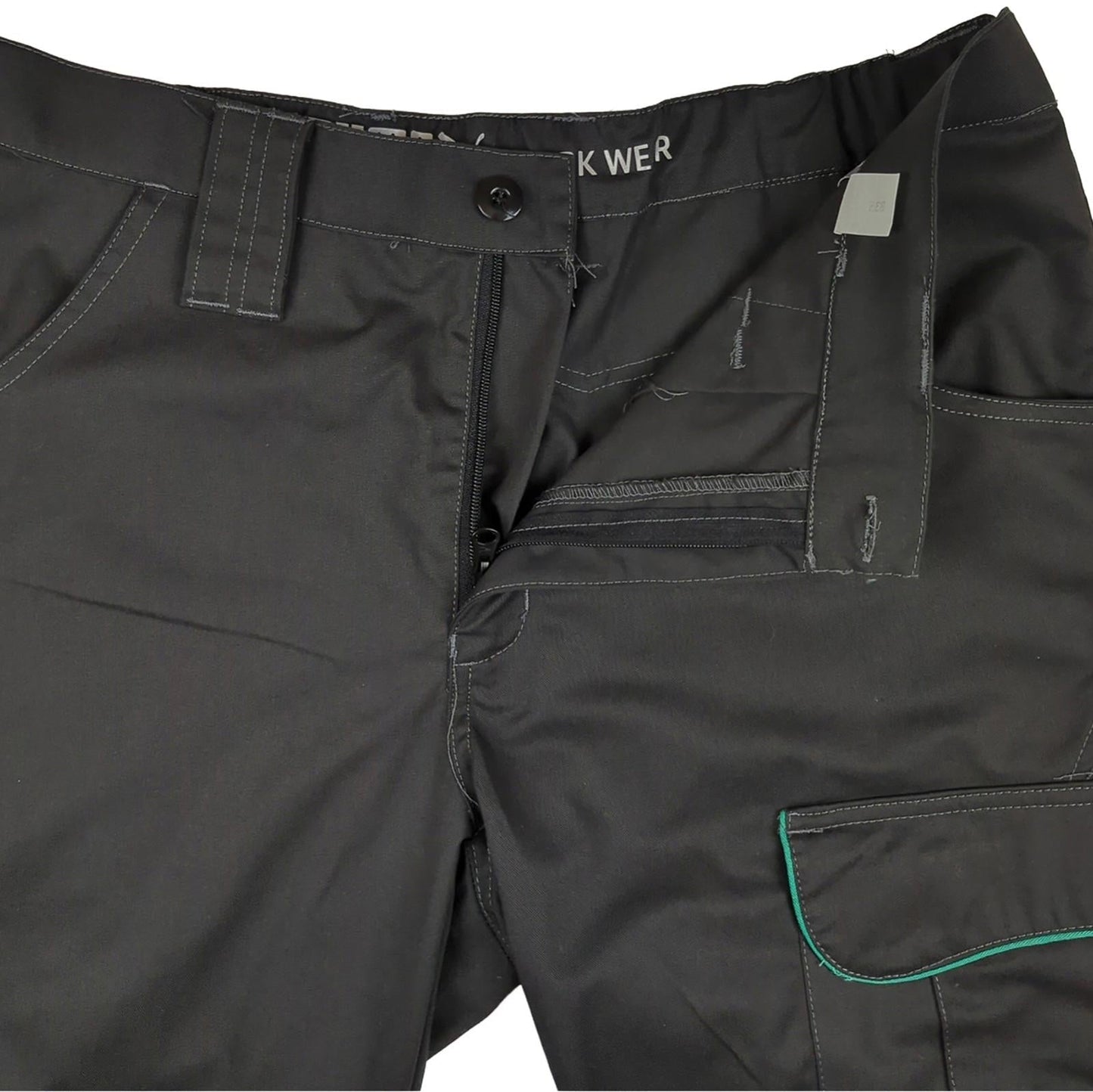 PUMA Puma Workwear Shorts Black Green Size 54 Mens Cargo Utility Durable Work Pants workear RewearableUK