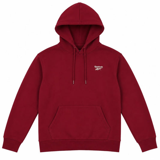 Reebok Womens Burgundy Maroon Pullover Hoodie M Logo Casual Sweatshirt – product photo 1 | RewearableUK