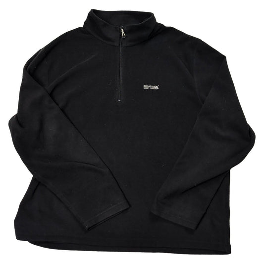 Regatta Great Outdoors Quarter Zip Fleece 3XL Black Hiking Pullover – product photo 1 | RewearableUK