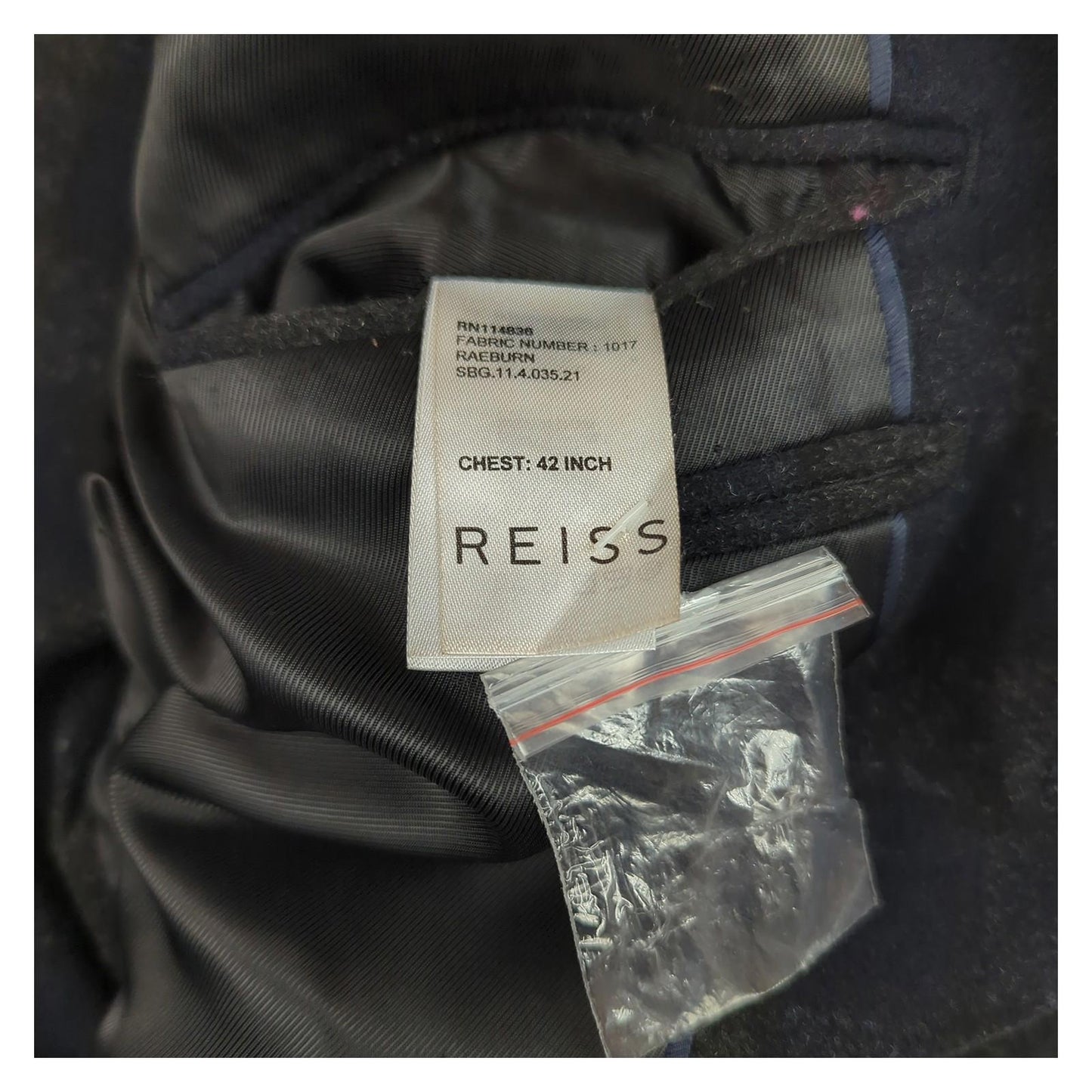 Reiss REISS RÆBURN Wool Blend Blazer – Size 42 – Checked Multicolour – Smart Casual Me GIACCA RewearableUK