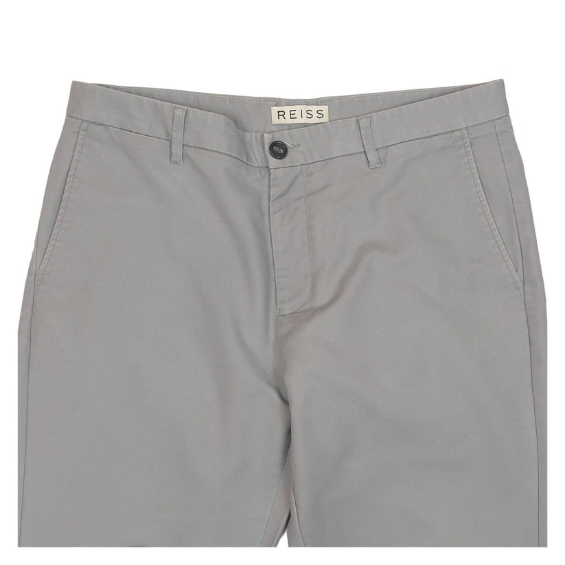 Reiss Tonto Grey Chino Trousers Men's W34 Smart Casual Slim Modern Fit Pants by Reiss – | RewearableUK