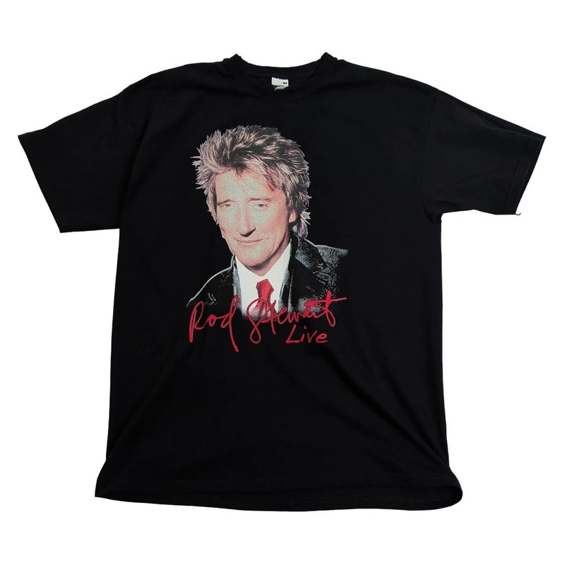 Rod Stewart In Concert 2014 Tour T-Shirt XL Black Double Sided Band Tee – product photo 1 | RewearableUK