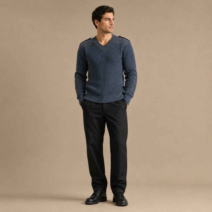 Royal Air Force Woolly Pully Jumper 112cm 44in Blue Grey – Military product photo 1 | RewearableUK