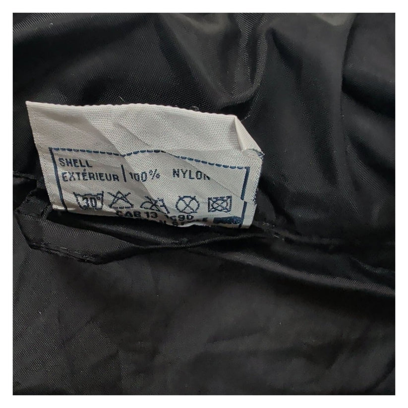 Sirocco Black Nylon Lightweight Windbreaker Jacket XL Zebra Print Full Zip – product photo 6 | RewearableUK