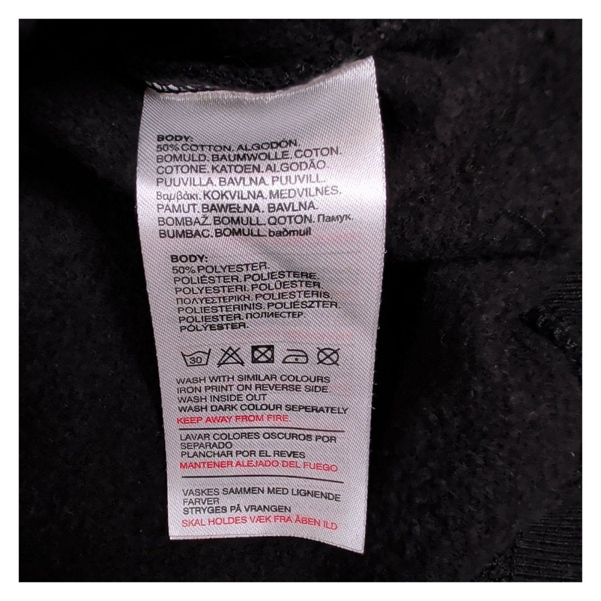 Smith and Jones Mens Sweatshirt XL Black Graphic Print – product photo 9 | RewearableUK