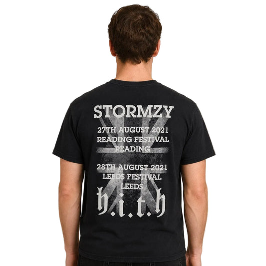 Stormzy H.I.T.H Reading Leeds 2021 T-Shirt L Black – product photo 2 | RewearableUK