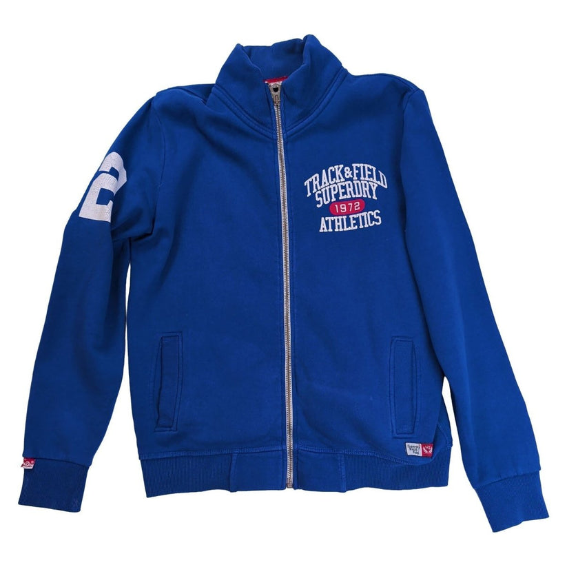 Superdry Mens Track & Field Track Top XL Royal Blue Full Zip 1972 Athletics – product photo 2 | RewearableUK