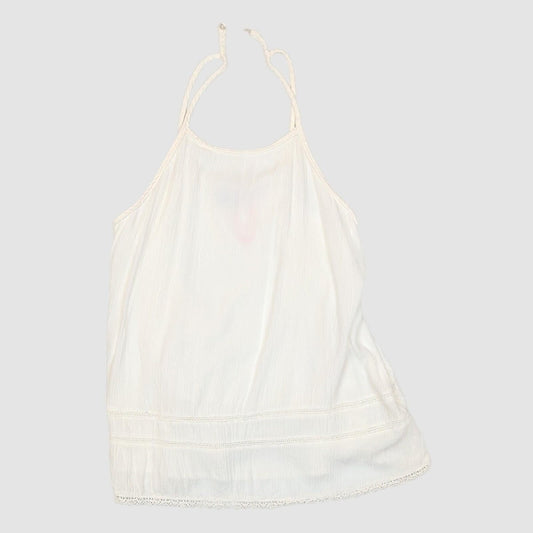 Superdry Womens White Strappy Cami Top Sleeveless Summer Blouse Size UK 10 NWT by Superdry – | RewearableUK