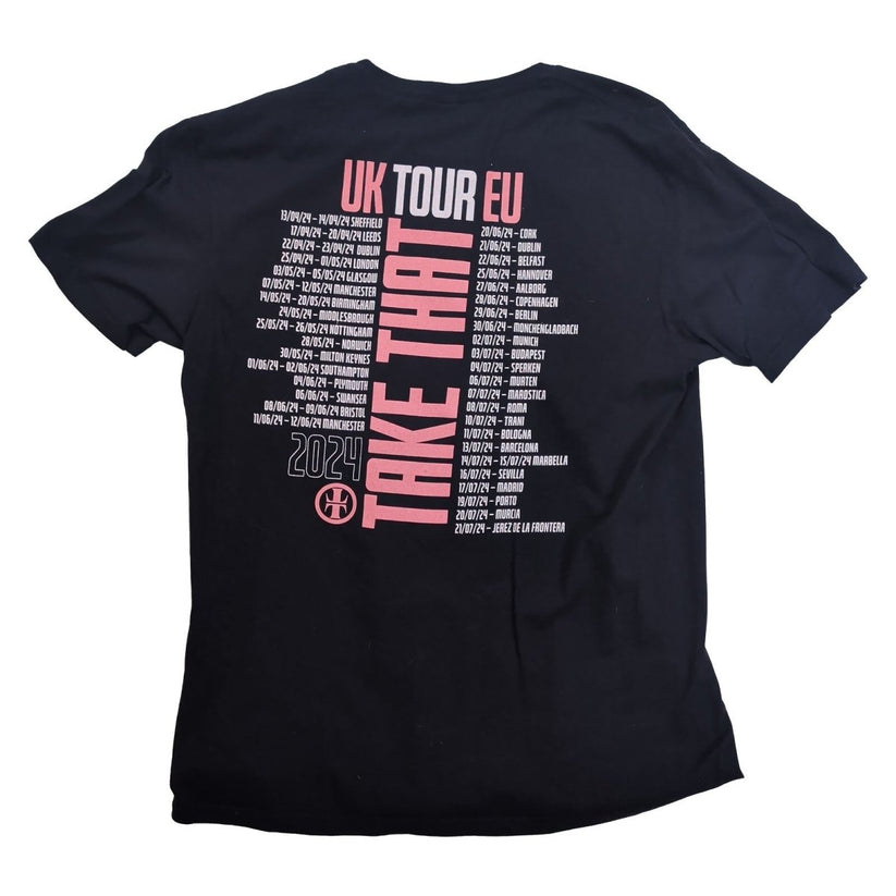 Take That This Life Tour 2024 Black T Shirt Size L UK EU Concert Band Graphic – product photo 5 | RewearableUK