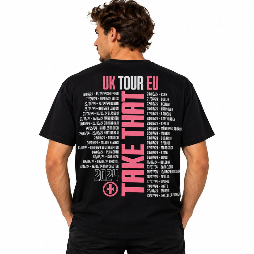 Take That This Life Tour 2024 Black T Shirt Size L UK EU Concert Band Graphic – T-Shirt product photo 2 | RewearableUK