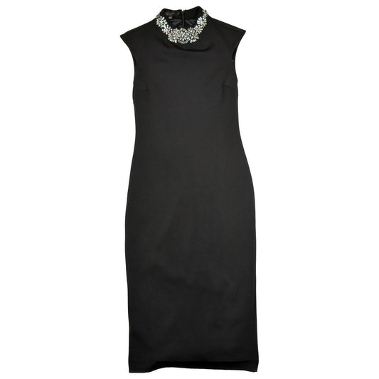 Ted Baker Black Embellished Collar Dress Size 2 UK 10 Jewelled Party by Ted Baker – | RewearableUK
