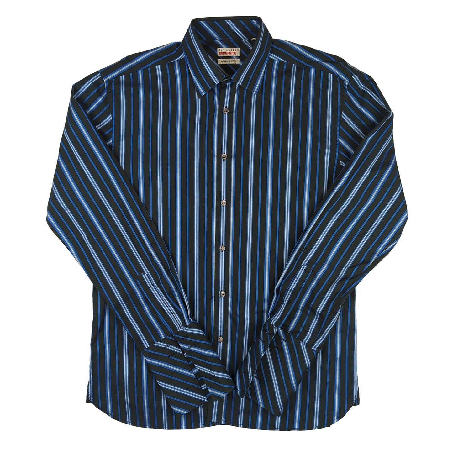 Ted Baker Ted Baker Endurance Striped Cotton Formal Shirt Size 17 (43cm) Excellent shirt RewearableUK