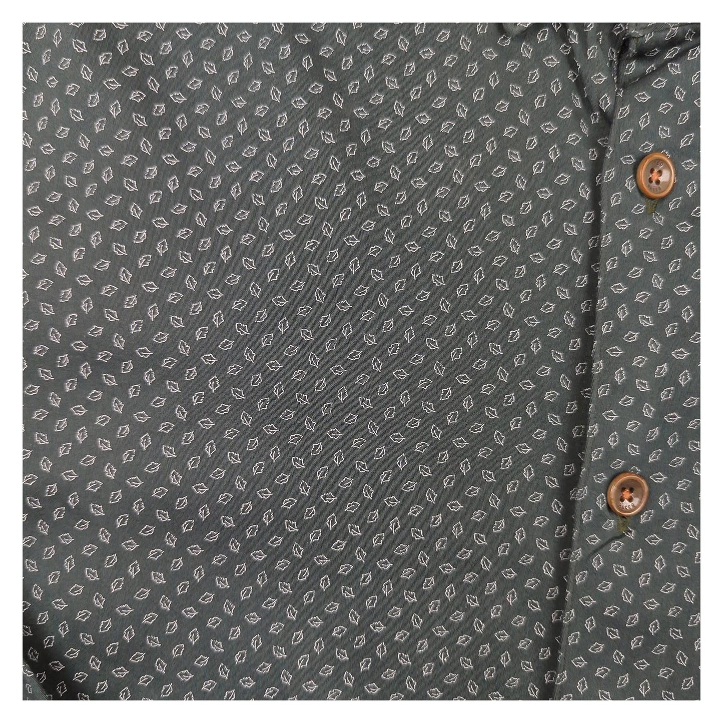 Ted Baker Ted Baker Green Geometric Abstract Shirt Men’s Size Large (4) Excellent shirt RewearableUK