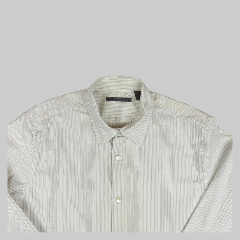 Ted Baker Ted Baker Ivory Striped Long Sleeve Shirt Men’s Size Large (4) Excellent shirt RewearableUK