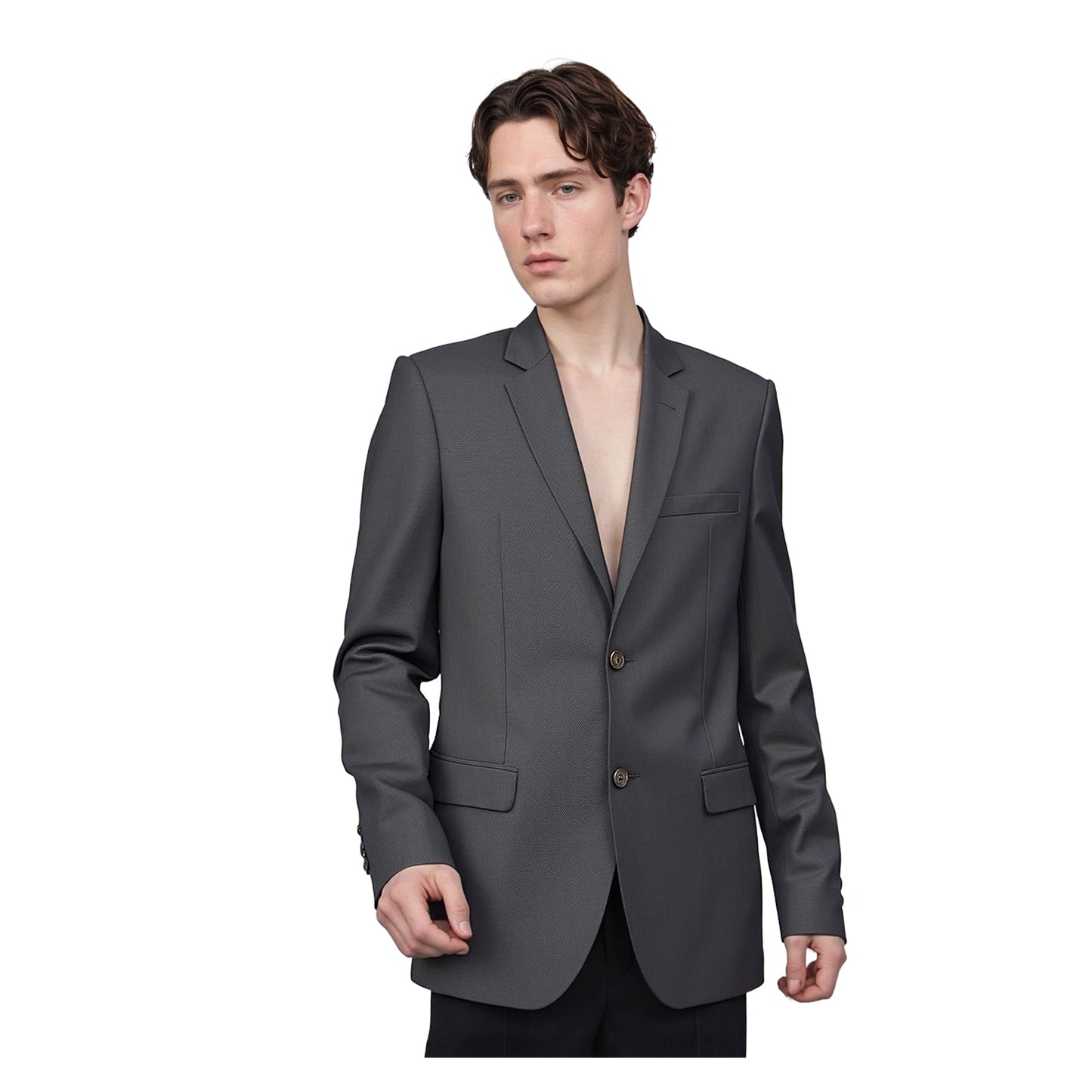 Ted Baker Ted Baker London Endurance Mens Blazer Jacket Grey Wool Blend Smart Size 38 R GIACCA RewearableUK