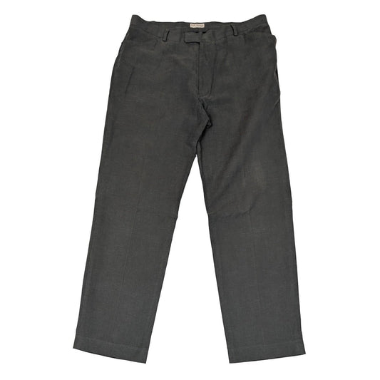 Ted baker london men size 36 dark grey charcoal linen cotton blend trousers by Baker – | RewearableUK