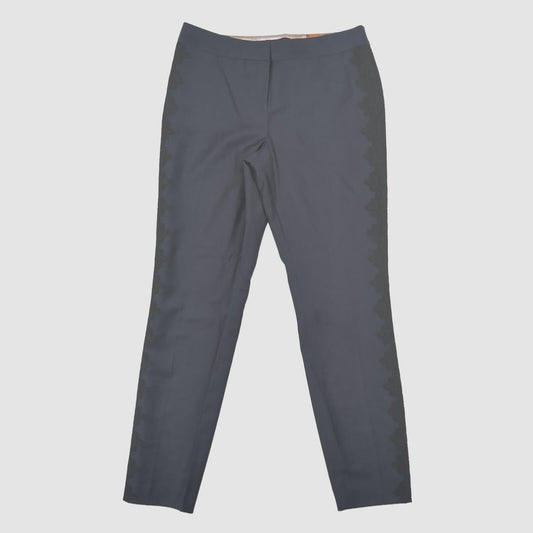 Ted Baker London Womens Navy Lace Side Tapered Smart Trousers Size 1 by Ted Baker – SMART | RewearableUK