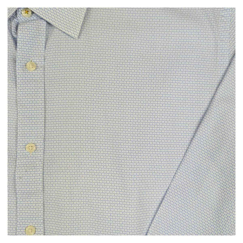 Ted Baker Slim Fit Long Sleeve Shirt Blue | Men's 16 (M/L) – Shirt product photo 5 | RewearableUK