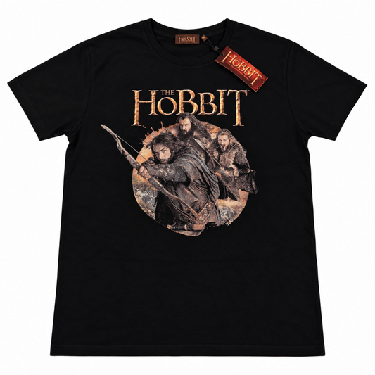 The Hobbit An Unexpected Journey Official Black Graphic T-Shirt Mens XXL New Tag – T-Shirt product photo 1 | RewearableUK