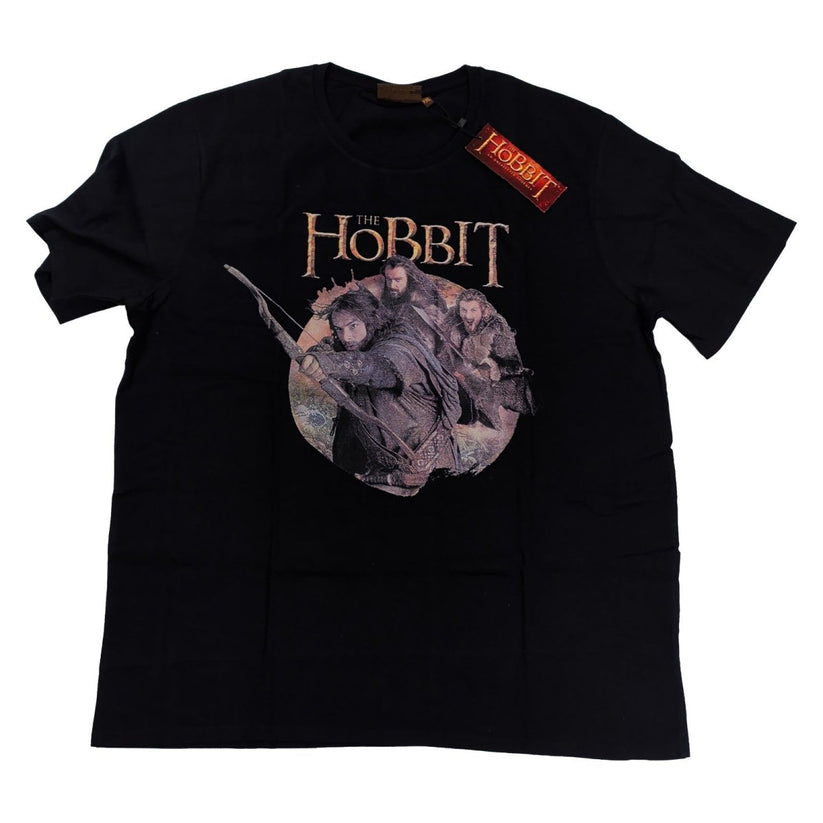 The Hobbit An Unexpected Journey Official Black Graphic T-Shirt Mens XXL New Tag – T-Shirt product photo 2 | RewearableUK