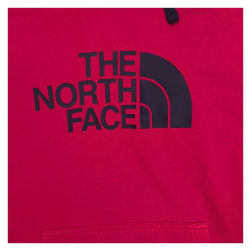 The North Face Women's Red Hoodie Size M Medium Pullover Logo Sweatshirt – product photo 3 | RewearableUK