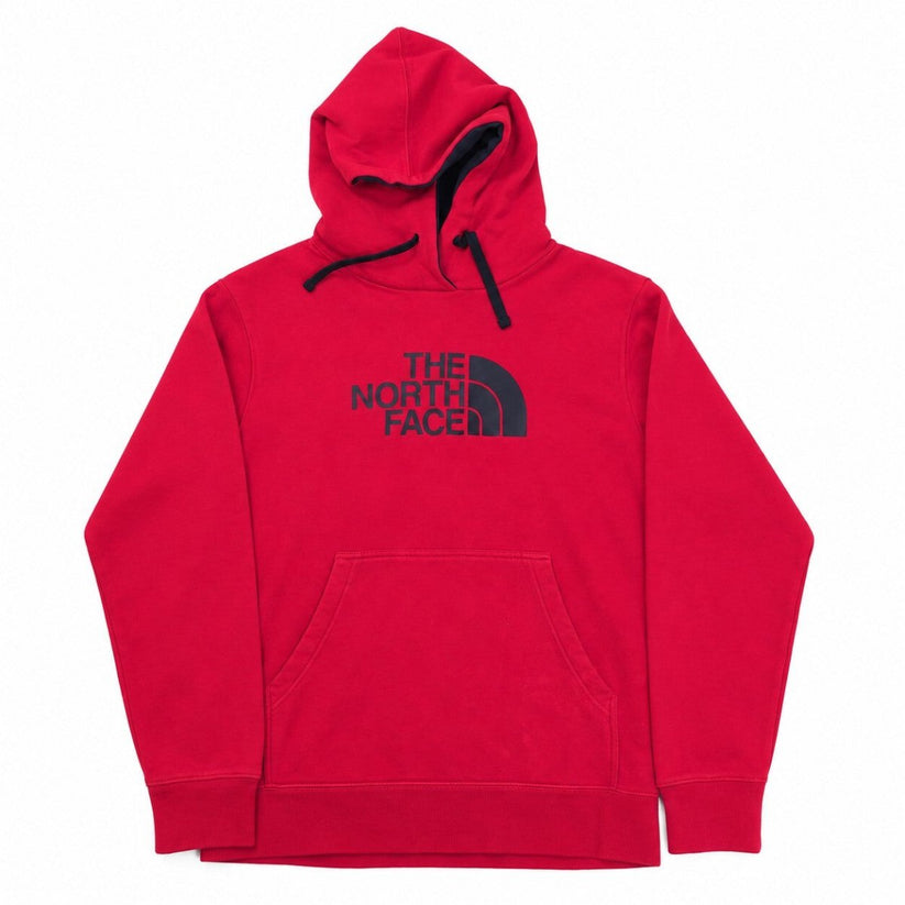 The North Face Women's Red Hoodie Size M Medium Pullover Logo Sweatshirt – product photo 1 | RewearableUK