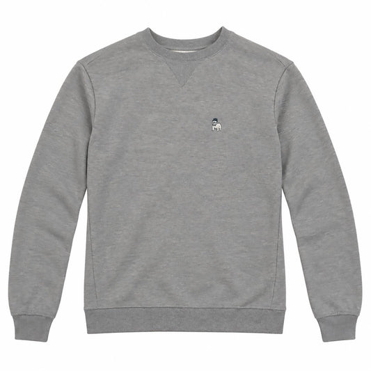 The Spitalfields Shirt Co. Men's Sweatshirt Small Grey Marl Embroidered Dog 70%P – product photo 1 | RewearableUK