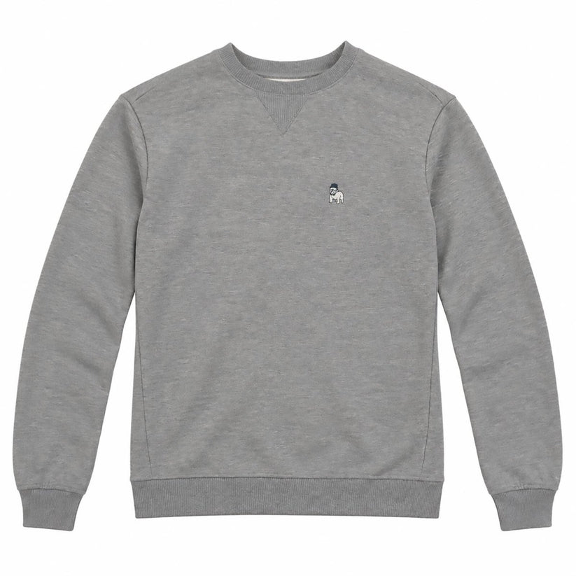The Spitalfields Shirt Co. Men's Sweatshirt Small Grey Marl Embroidered Dog 70%P – product photo 1 | RewearableUK