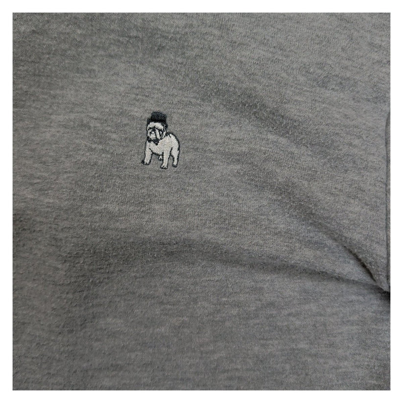 The Spitalfields Shirt Co. Men's Sweatshirt Small Grey Marl Embroidered Dog 70%P – product photo 3 | RewearableUK