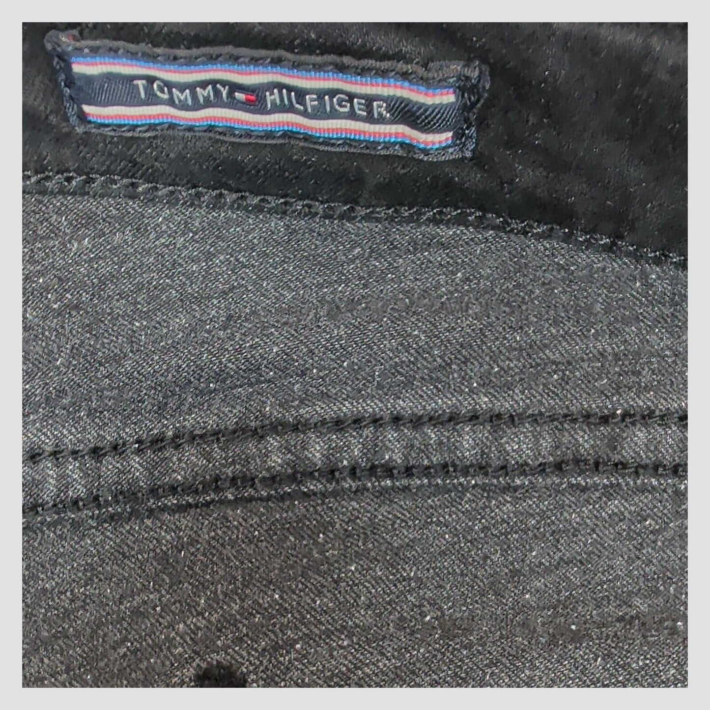 Tommy Hilfiger Black Slim Fit Jeans Mens W32 L32 Stretch Denim by Tommy Hilfiger – JEANS | RewearableUK