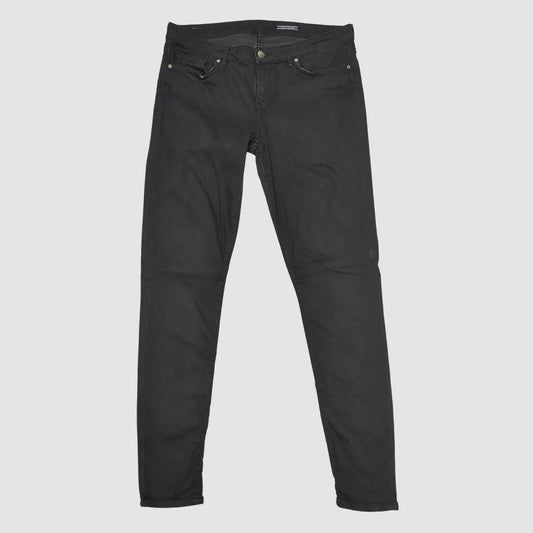 Tommy Hilfiger Black Slim Fit Jeans Mens W32 L32 Stretch Denim by Tommy Hilfiger – JEANS | RewearableUK