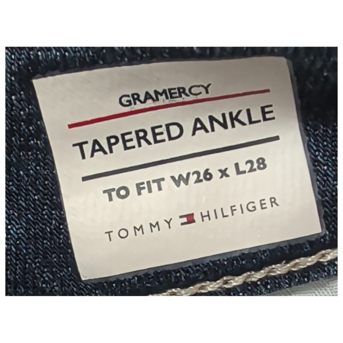 Tommy Hilfiger Gramercy Women's Blue Jeans W26 L28 Tapered Ankle Denim by Tommy Hilfiger – | RewearableUK