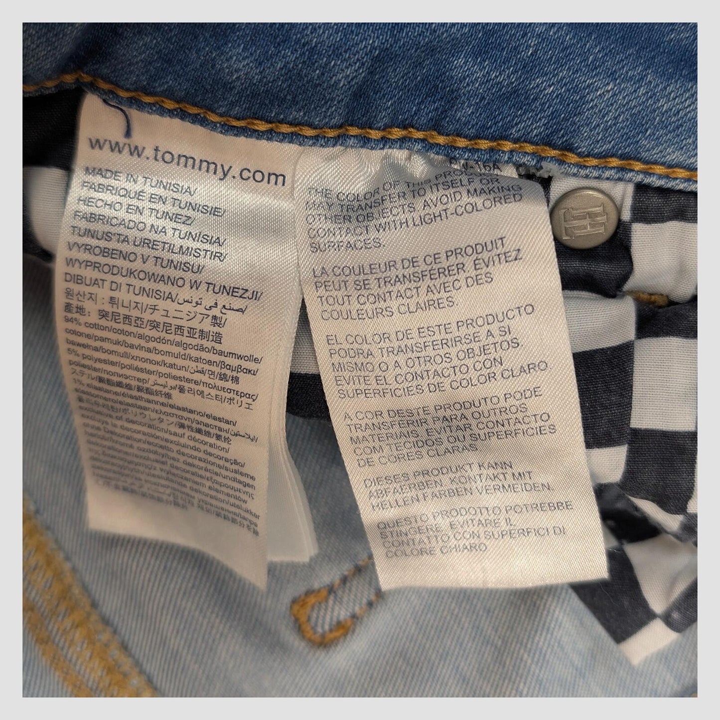 tommy hilfiger harlem hw ultra skinny womens denim jeans blue wash size 30 by Tommy Hilfiger – | RewearableUK