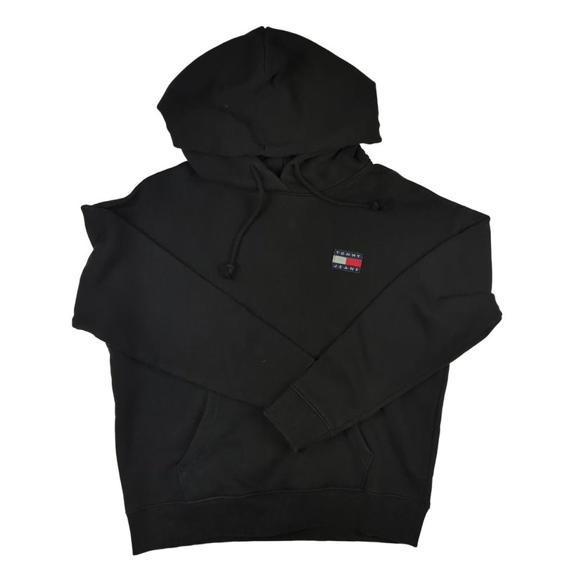 Tommy Hilfiger Tommy Hilfiger Hoodie Black Men’s Small Cotton Long Sleeve Regular Fit Sweater & Hoodie RewearableUK